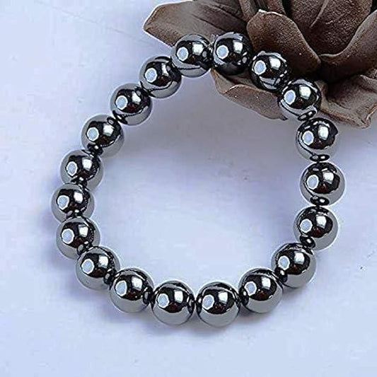 Natural Round Beads Magnetic Hematite Crystal Stone 8mm Bracelet