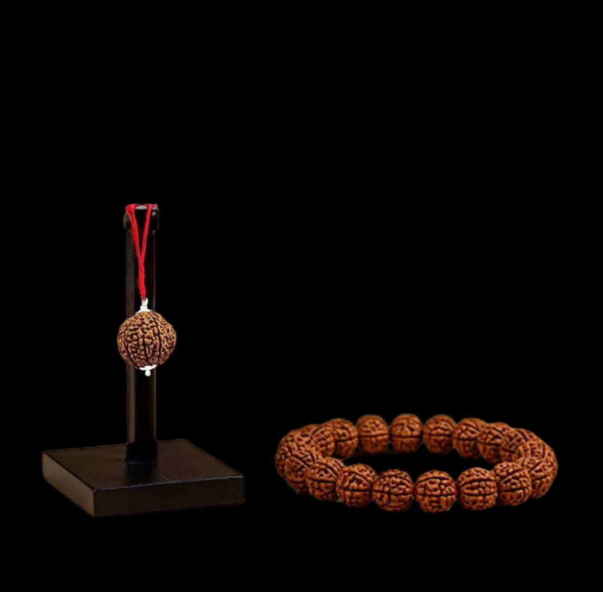 Maha SHivratri Combo - 5 Mukhi Rudraksha With Bracelet