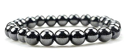 Natural Round Beads Magnetic Hematite Crystal Stone 8mm Bracelet